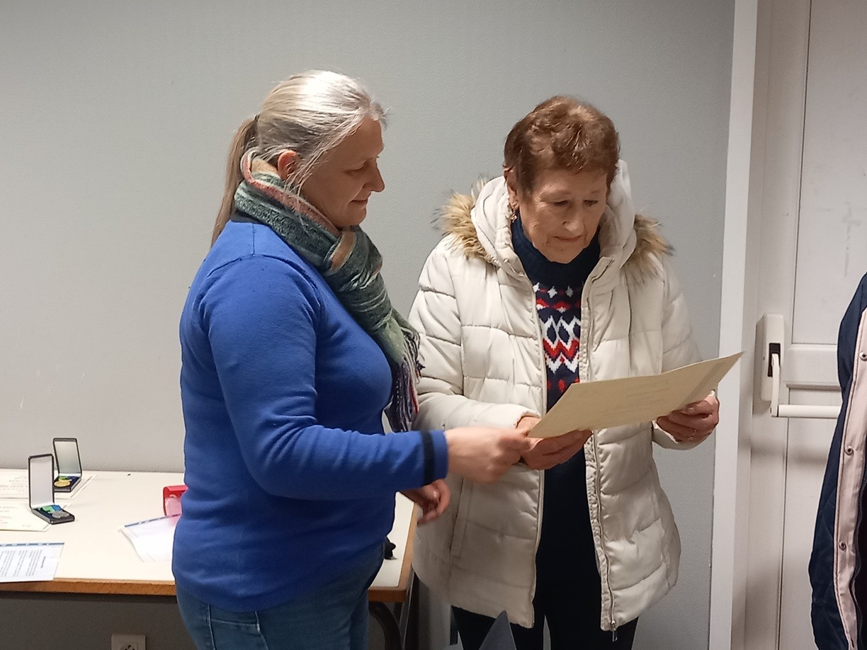 Médaille Bénévolat Ginette Beaucamp 2