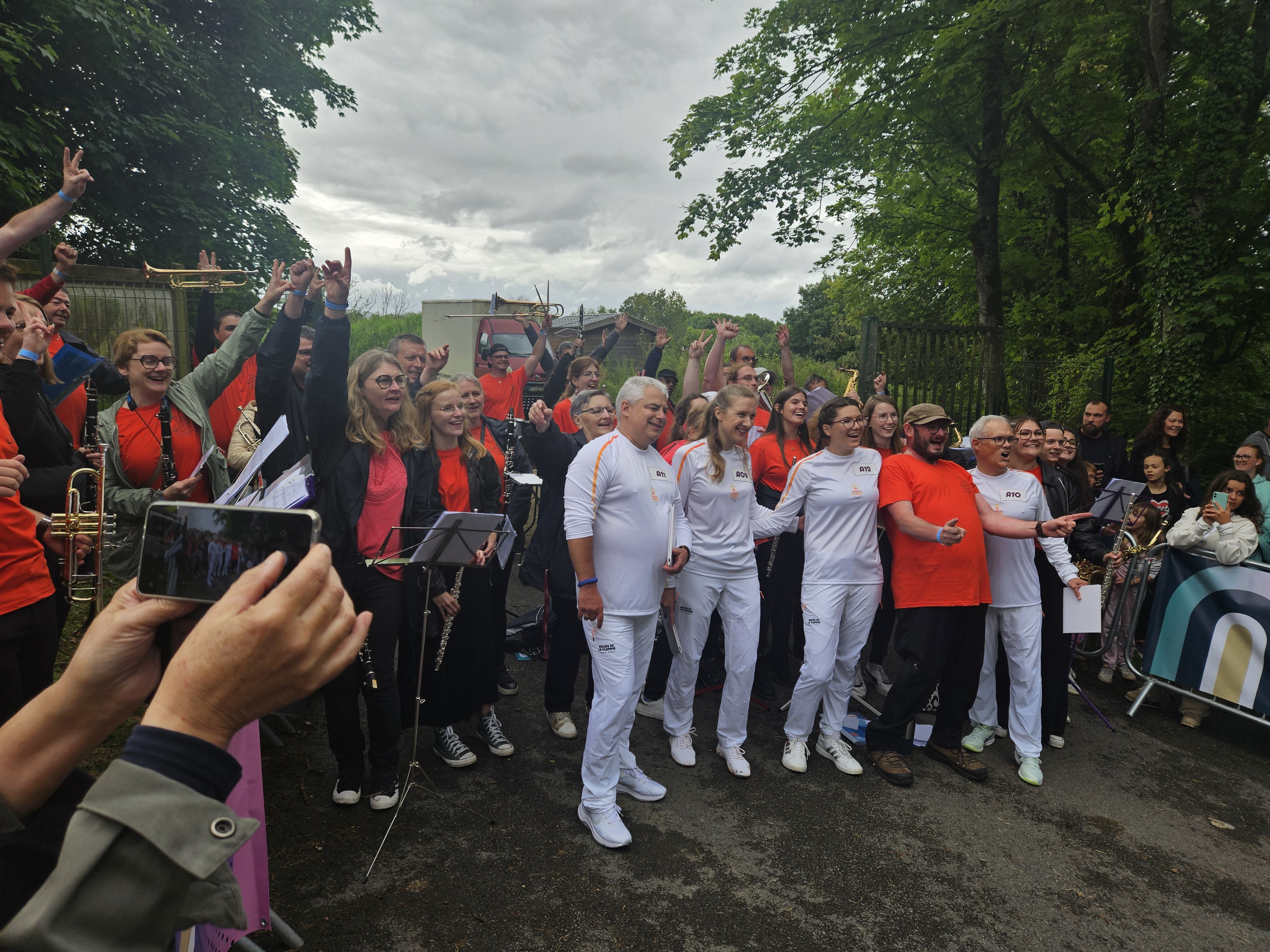 Passage de la Flamme 3 juillet 25