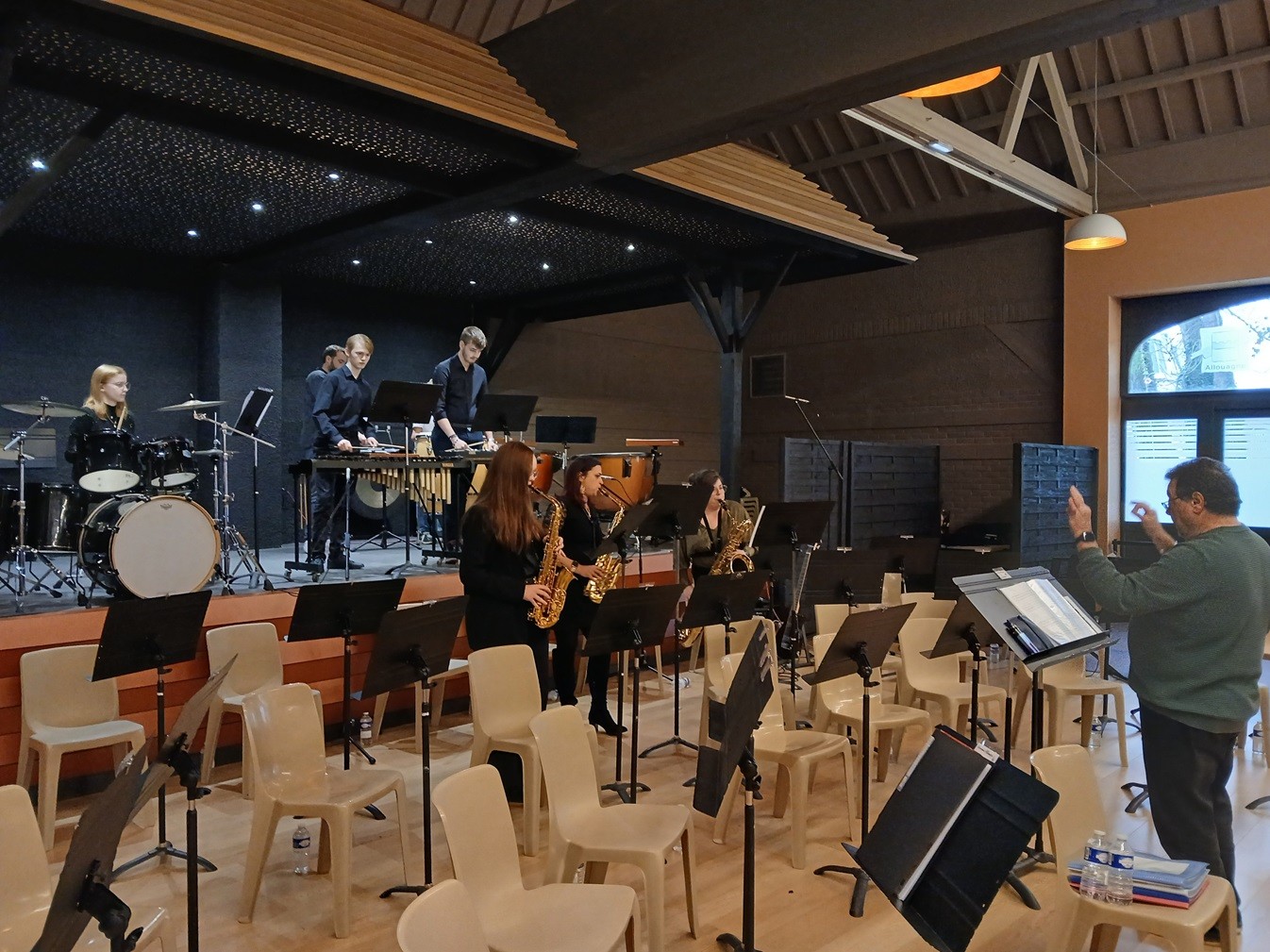 Concert d hiver 20 saxos percus