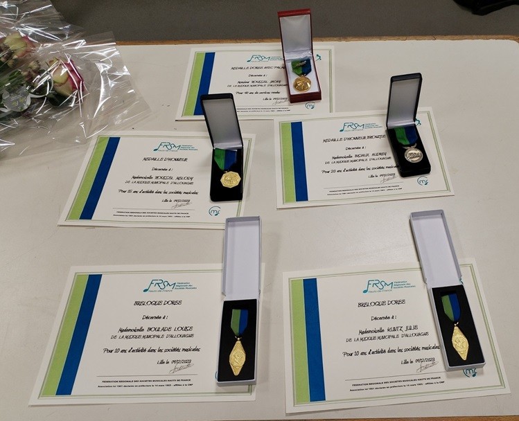 Médailles 2023